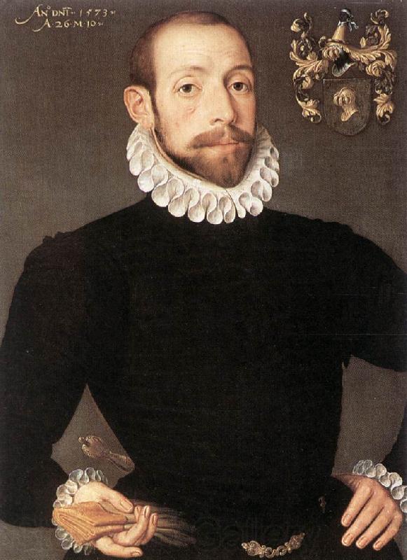 POURBUS, Frans the Younger Portrait of Olivier van Nieulant af Spain oil painting art